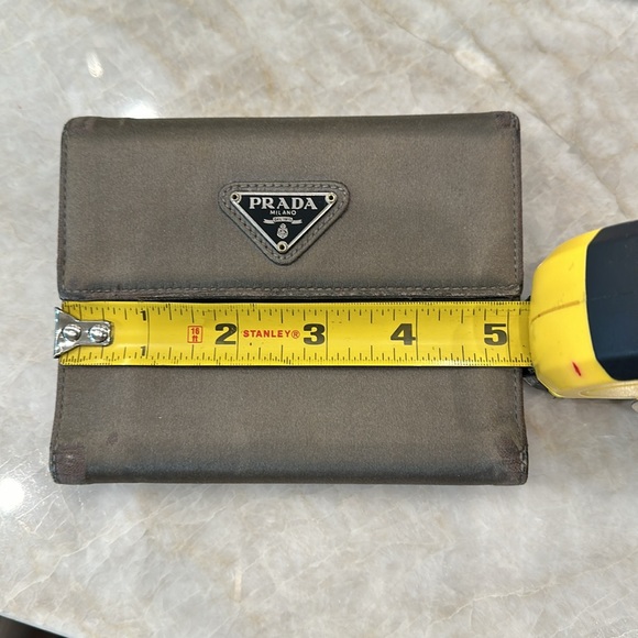 Prada preloved olive green Prada nylon trifold wallet - Picture 12 of 13